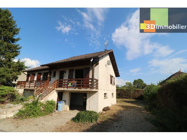Huis te koop in&nbsp;DOLE 39100 Jura Franche-Comté France: Nabij Dole, te koop: een aangenaam huis (gebouwd in 1981) met 98 m² woonoppervlak, bestaande uit 5 kamers boven een volledig souterrain en een omheinde tuin van 871 m². Het woongedeelte bevindt zich...