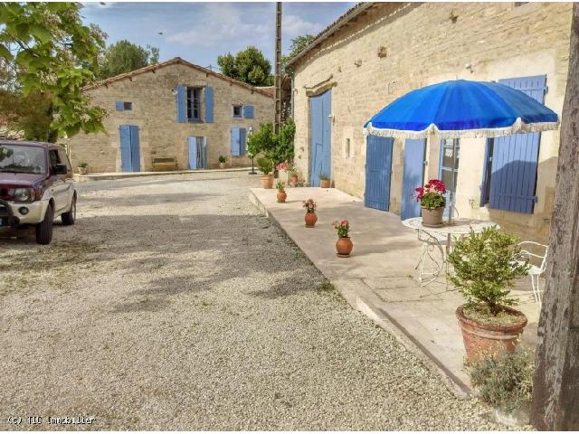 House for sale MANSLE 16230 Charente Poitou-Charentes France: Attractive 4 Bedroom Stone House With Separate Gîte And Swimming Pool Near Mansle. A very attractive stone property with a separate guest house. Outside is a private walled area where the heated swim...