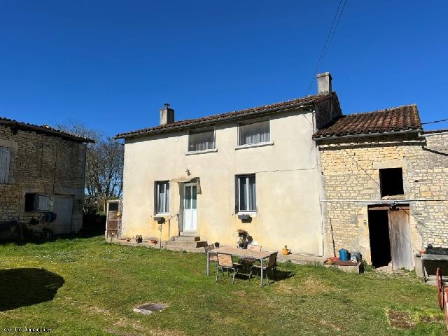 House for sale RUFFEC 16700 Charente Poitou-Charentes France: Pretty Country House with Outbuildings Close To Ruffec Very pretty 2 bedroom house (possibility of a 3rd), situated in a quiet and unspoilt location, ready to move into and very close to Ruffec with a...