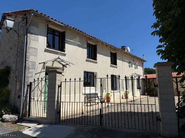 House for sale NANTEUIL-EN-VALLÉE 16700 Charente Poitou-Charentes France: Charming Country Home with Views and Private Golf Near Nanteuil-en-Vallée. Perched in a small village offering delightful views and between two of the most sought-after villages in the Charente of Na...