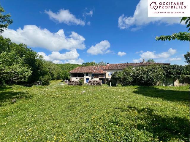 Huis te koop in LE MAS D AZIL 09290 Ariège Midi-Pyrénées France: Historisch privélandgoed - Herenhuis - 32 hectare grond, bij Prachtig landgoed met hoofdgebouw en gerenoveerd bijgebouw, aangrenzende en vrijstaande bijgebouwen op een perceel van 32 hectare met heid...