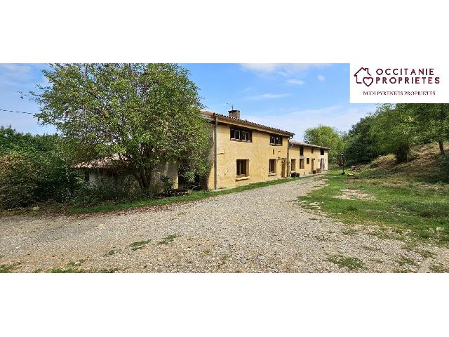 Agrarisch bedrijf te koop in ARTIGAT 09130 Ariège Midi-Pyrénées France: Gerenoveerde boerderij met een woonoppervlakte van 336 m2, m Ideaal voor professionele, toeristische, familiale of agrarische projecten. Kom en ontdek deze gerenoveerde boerderij met een bijzonder kar...