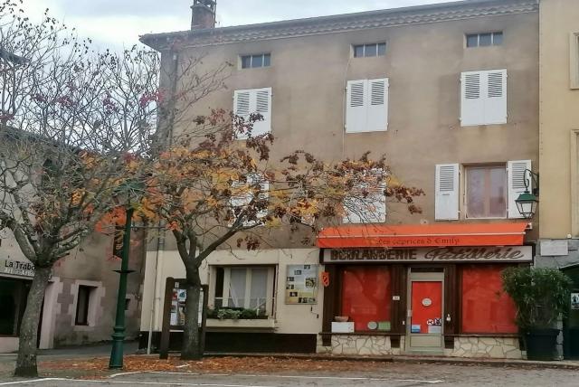Commercieel object te koop in DÉSAIGNES 07570 Ardèche Rhônes-Alpes France: In het centrum van Désaignes, karaktervol dorp, huurgebouw met handelspanden en woonruimte, evenals een appartement op de 2e verdieping met inrichtbare zolder + een bijgebouw (volledig te restaureren...