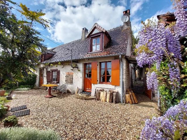 House for sale MÉZIÈRES-EN-BRENNE 36290 Indre Centre France: This adorable house near Mézières en Brenne, Indre 36 department. It is located in a quiet hamlet, with free views over the countryside. The house comprises a large living room, a kitchen/dining roo...